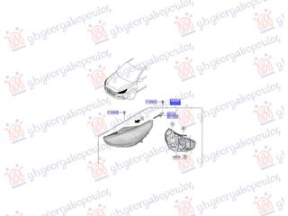 ΦΑΝΟΣ ΕΜΠΡΟΣ ΗΛΕΚΤΡΙΚΟΣ (Γ) ΑΡ — HYUNDAI i30 HATCHBACK 2020-