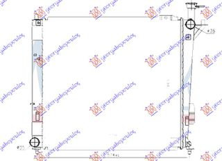 ΨΥΓΕΙΟ 2.0-2.2 CRDi ΠΕΤΡΕΛΑΙΟ ΜΗΧΑΝΙΚΟ (510x480x26) (ΤΥΠΟΥ HALLA) (NRF) — HYUNDAI SANTA FE 2009-2012