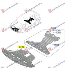 ΠΟΔΙΑ ΜΗΧΑΝΗΣ ΠΛΑΣΤΙΚΗ (Γ) — HYUNDAI KONA ELECTRIC 2023-