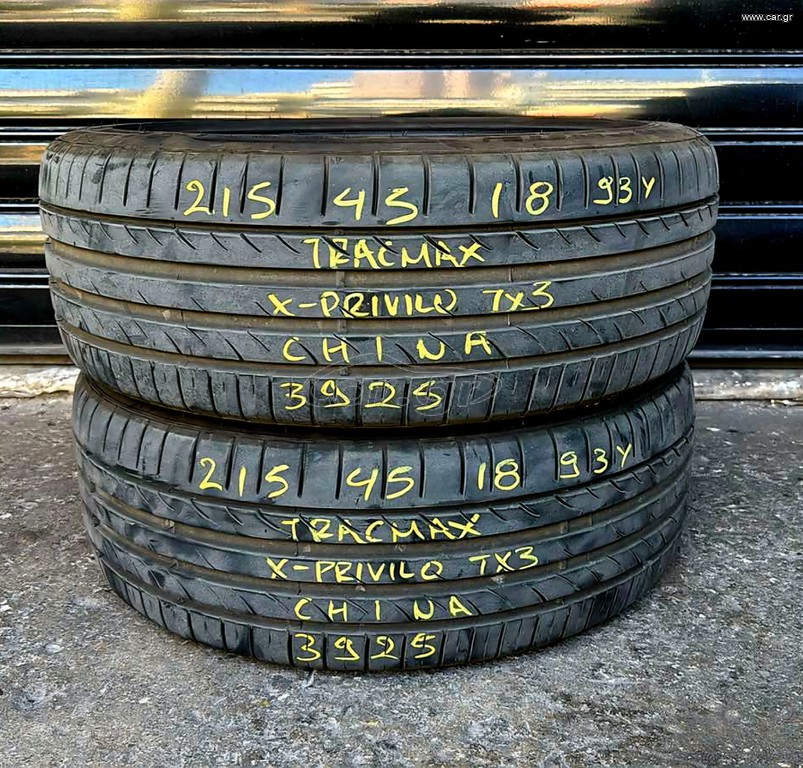 215/45R18 Trackmax Μεταχειρισμένα DOT 3925