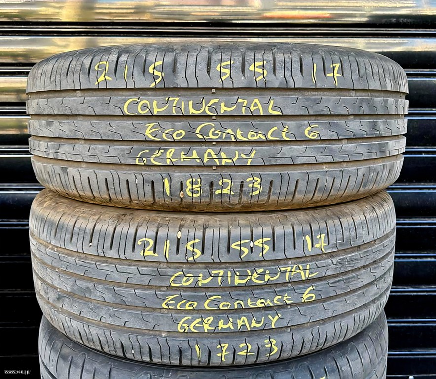 215/55R17 Continental Μεταχειρισμένα DOT 1823