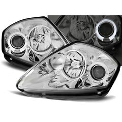ΦΑΝΑΡΙΑ ΕΜΠΡΟΣ Headlights Mitsubishi Eclipse (2000-2005) angel eyes chrome