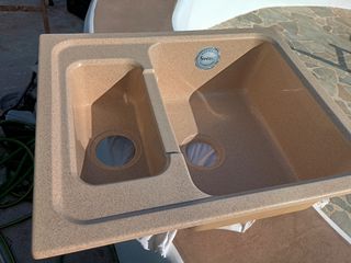 Νεροχύτης sanitec classic 330-10 granite 62x51cm