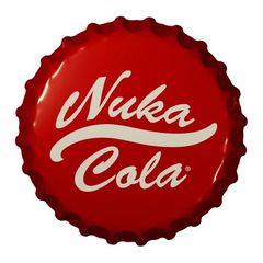 Fallout Nuka-Cola Bottle Cap Tin Sign / Fan Shop and Merchandise