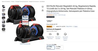 Adjustable dumbbells 24kg-thumb-3