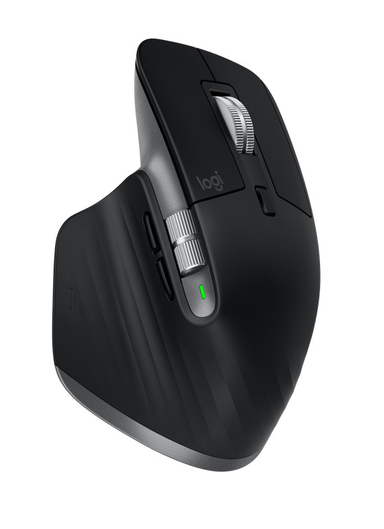 Logitech - MX Master 3S For Mac Performance Wireless Mouse - SPACE GREY / Computers
