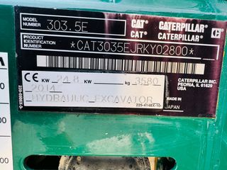 Εκσκαφάκι (διαβολάκι) CAT 2014 303,5 E CR-thumb-8