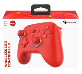 Subsonic Wireless Led Controller Red - Nintendo Switch / Nintendo Switch-thumb-3