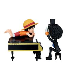 Banpresto - One Piece - Monkey D. Luffy & Brook (Collectable Figure Log Stories)