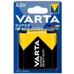 Varta Super Heavy Duty 3R12 Πλακέ Μπαταρία Ψευδαργύρου-Άνθρακα 4.5V - 1 τμχ