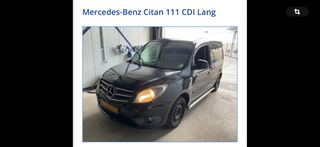 Mercedes-Benz Citan 2018 111 cdi L2. Euro6 klima cruise control 120hp