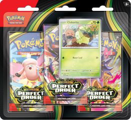 Pokémon - Mega Evolution ME03: Perfect Order - Blister 3-Pack (POK10375-101) / Toys