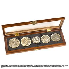 Noble Collection - The Lord Of The Rings - Dwarven Treasure Coin Set