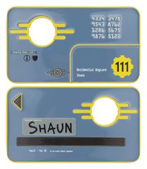 Fallout Replica Security Keycard Vault 111 Limited Edition 11 cm