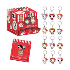 HELLO KITTY ANIMALS - POP Keychain (BOX 12 Figures)