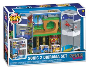 Sonic 2 Bitty POP! Boxes Vinyl Figure Diorama Set