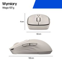 HP 400 Quiet Maple Wireless Mouse-thumb-1