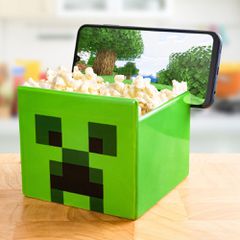 Minecraft Creeper Streaming bowl snacks