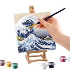 Resin DIY 3D Painting - Great wave Kanagawa - 34x34cm