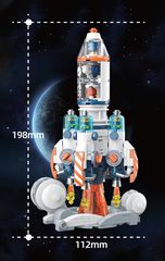 POP SERIES - Construction Kit - Space Exploration Rocket - 294pc-thumb-1