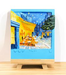 MAGNET DIY - Cafe Terrace at night - Resin DIY 3D Painting Magnet
