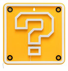 Super Mario LED Neon Wall Lamp Question Block 24 x 24 cm