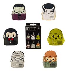 Universal Monsters by Loungefly Keychains Mini Backpack Blind Box Assortment (15)