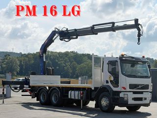Γερανοί - Φορτηγά Με Γερανό Volvo 2009 FE 320 * PM 16 LG + ΤΗΛΕΧΕΙΡΙΣΤΗΡΙΟ * 6x4
