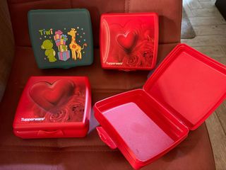 Tupperware σετ 4 τάπερ για τοστ (αχρησιμοποίητα)