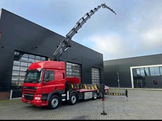 Γερανοί - Φορτηγά Με Γερανό DAF 2008 CF85.410 8X2 HIAB 1055-8+FLY JIP
