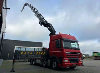 Γερανοί - Φορτηγά Με Γερανό DAF 2008 CF85.410 8X2 HIAB 1055-8+FLY JIP-thumb-4