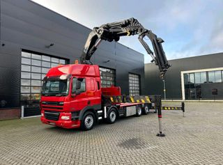 Γερανοί - Φορτηγά Με Γερανό DAF 2008 CF85.410 8X2 HIAB 1055-8+FLY JIP-thumb-1