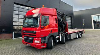 Γερανοί - Φορτηγά Με Γερανό DAF 2008 CF85.410 8X2 HIAB 1055-8+FLY JIP-thumb-7