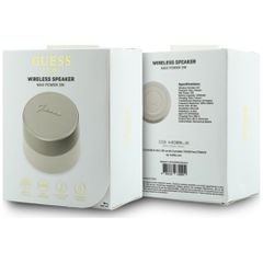 Głośnik Bluetooth Guess 5W Script Metal Logo - złoty-thumb-2