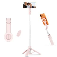 Tech-Protect L11S MagSafe Bluetooth Selfie Stick - Pink-thumb-4