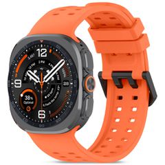 Tech-Protect Silicone Air Strap for Samsung Galaxy Watch Ultra 47mm - Orange