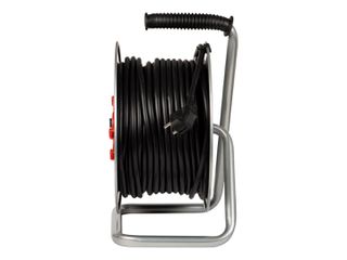 PR-61 extension cord 4-sockets with grounding 50m metal drum 3x2.5mm-thumb-2