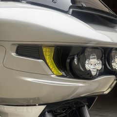 Custom Dynamics, turn signal LED vent inserts. Front. Black-thumb-1
