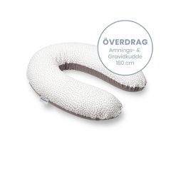 Doomoo - Cover for Pregnancy & Nursing Pillow - Risotto Taupe
