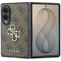 Etui Guess Big 4G Logo na Samsung Galaxy Z Fold 8 - brązowe