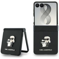 Etui Karl Lagerfeld Karl Saffiano Pins na Samsung Galaxy Z Flip 8 - czarne