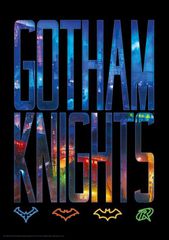 GOTHAM KNIGHTS - Logo - Art Print - Edition Limitée 'A3'