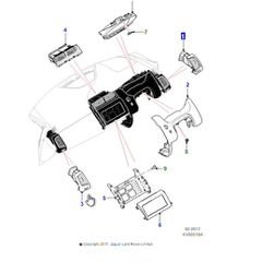 Jaguar E-Pace ‘17-24 Αεραγωγός οδηγού J9C15081 / J9C3018B09AD-thumb-1