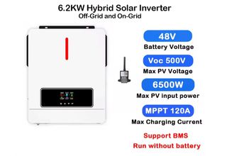 Inverter 6.2kw/4 πανελ 535watt / Μπαταριες λιθιου 5kw
