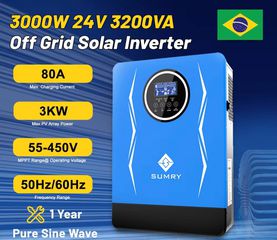 Inveryer 3kw /3 πανελ 535watt / Μπαταριες λιθιου 5kw