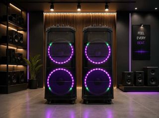 Σετ ηχεια 4χ15 ιντσες 2400+2400 watt max bluetooth