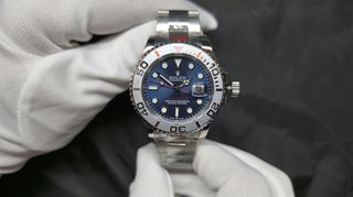 Rolex yacht master blue 40mm-Ανδρικο ρολοι χειρος κορυφαιας ποιοτητας replica 3Α.