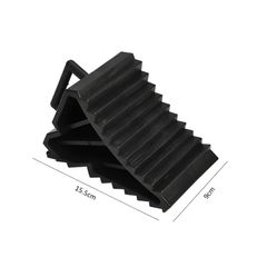 Τάκοι Ρόδας Αυτοκινήτου Πλαστικό Μαύρο 15,5 x 9cm 2 Τεμάχια-thumb-1
