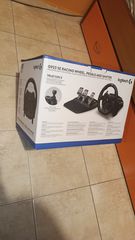 Logitech G923 Racing Wheel + 35x35cm τιμόνι + 2 λεβιέδες + πετάλια