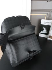 Mont Blanc Backpack High Quality Real Leather-thumb-1